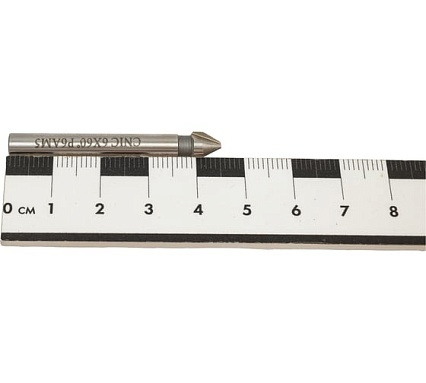 Зенковка (6x7x45 мм; конус 60 градусов; d хв=5 мм; Р6АМ5; ц/х; Z=3) CNIC 44443