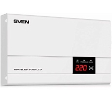 Стабилизатор напряжения SVEN AVR SLIM-1000 LCD SV-012816