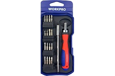 Отвертка трещоточная WORKPRO набор 18 предметов WP200516