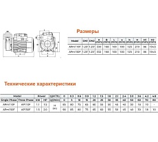 Вихревой насос LEO APm 110 F 1251