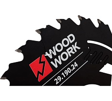 Диск пильный Эксперт 190x2.4/1.6x30 мм, Z=24, A=18° WOODWORK 29.190.24