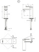 Смеситель для раковины Bravat Eddie F1369402BW-ENG черный