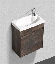 Тумба с раковиной BelBagno Pietra Mini 46 см, левосторонняя Stone