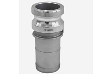 Алюминиевый камлок TITAN LOCK типа E серия EcoLine, ниппель с хвостовиком 1&quot; TL100EAL-EL