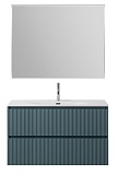 Мебель для ванной BelBagno Uno-Mini 100 см Голубой матовый