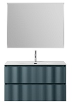 Мебель для ванной BelBagno Uno-Mini 100 см Голубой матовый