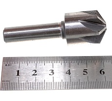 Зенковка коническая (20x24x60 мм, 120 град, хв 10 мм, Р6М5, тип 7) Гост 14953-80 ИНСТУЛС 00001276308