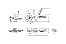Прижим механический горизонтальный KUKAMET B111-0-M