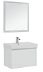 Мебель для ванной Aquanet Nova Lite 75 см, 1 ящик, белый глянец