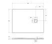 Поддон для душа BelBagno TRAY-MR-UNO-AH-120/90-35-W-BO 120x90 белый, накладка белый