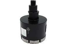 Коронка алмазная по керамограниту, серебряная пайка 80 мм TRIO-DIAMOND GCB770