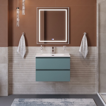 Мебель для ванной BelBagno Kraft 39-700 70 см эмаль, Голубой матовый