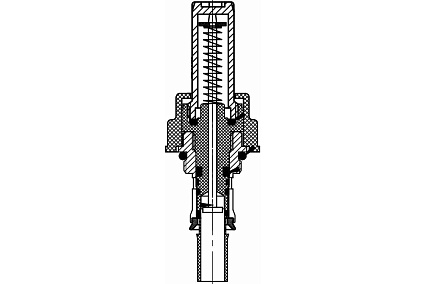 Коллекторный расходомер MVI 1/2" с ниппелем для коллекторного блока SP.300.00