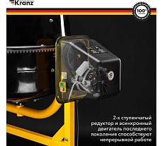 Бетоносмеситель Kranz KR-200, 1000Вт, 200 л, чугунный венец KR-16-1106