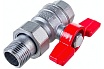 Шаровой кран Gekon ручка-бабочка, 1/2" вн-американка GK 559 12