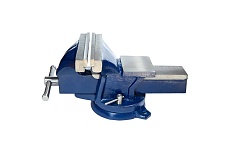 Слесарные тиски Griff 250 мм, поворотные, стальные, с наковальней 31кг g164014