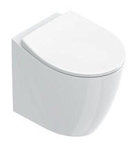 Приставной унитаз Catalano Italy 0712520001 безободковый, белый глянец