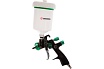 Пневматический краскопульт Intertool LVLP GREEN, форсунка 1.3 мм, бачок 600 мл, PT-0132
