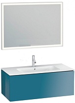 Тумба с раковиной Duravit L-Cube 103 1 ящик синий глянец