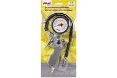 Пистолет для подкачки шин WMC TOOLS с аналоговым манометром и шлангом WMC-STG-05(51322)