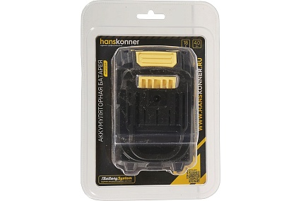 Аккумулятор Hanskonner 18 В, 1BatterySystem, 4.0 Ач HBP2004
