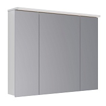 Зеркальный шкаф Lemark Zenon 100x80 LM100ZS-Z с подсветкой, белый глянец