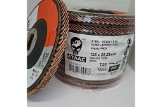 Диск лепестковый pro 125x22.2 мм, kx721, Р60 керамика, 10 шт Атлас 78072769413