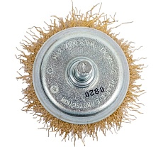 Кордщетка чашечная для дрели 50 мм латунь KWB 609113