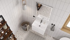 Мебель для ванной Velvex Edge 60 см белый глянец