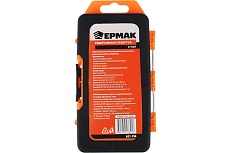Реверсивная отвертка Ермак с держателем для бит, 37 насадок, АБС пластик, сталь 651-194