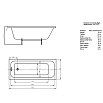 Акриловая ванна Aquatek Eco-friendly Мия 120x70 MIY120-0000001