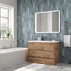 Мебель для ванной Art&Max Family-M 100 см, 3 ящика, Harbor Golden