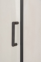 Душевая дверь Orange E04-100TB/D 100x190, прозрачная, черный