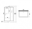 Душевая кабина Niagara Standart ST120/90/15Q 120x90 стекло прозрачное, без г/м