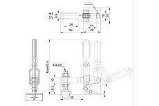 Механический зажим HS CLAMP HS-102-В