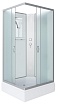 Душевая кабина Niagara NG 33084-14QBK 100x80 стекло матовое, без крыши