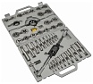 Набор метчиков и плашек SDW TOOLS 45 предметов, M6-M24, пластик кейс ta00304