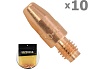 Токосъемный наконечник М8, E-Cu, 1.0 мм, L=30 мм, 10 шт Барсвелд BMD0005-10-10