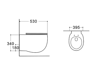 Подвесной унитаз SET Aquatek Альтаир cm-015 4в1 с микролифтом, кнопка белый Подвесной унитаз SET Aquatek Альтаир cm-015 4в1 с микролифтом, кнопка белый