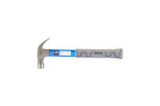 Молоток-гвоздодер Барс 370г боек с магнитом, фибергласовая обрезиненная рукоятка 10448