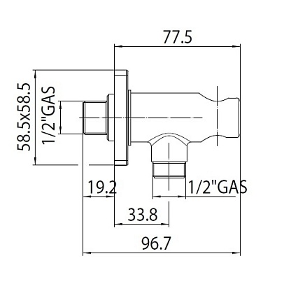 Держатель для душа Bossini CB3000.073 черный матовый