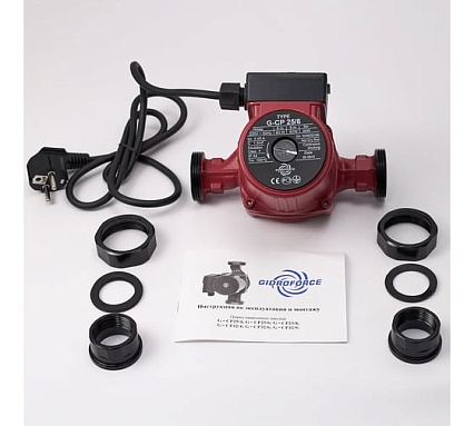 Циркуляционный трехскоростной насос GIDRO FORCE CP25/6(180mm)