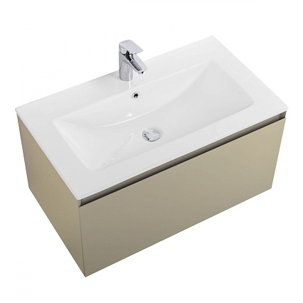 Мебель для ванной Art&Max Latina 80 см Серо-бежевый матовый