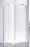 Душевой уголок Vincea Slim-N VSS-4SN8010CLBN 100x80 брашированный никель, прозрачное