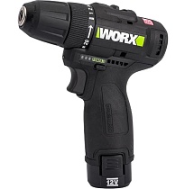 Аккумуляторная дрель-шуруповерт WORX Professional WE210.2 бесщеточный, 12В, 38Нм, 2Ач х2, ЗУ 1.5 Ач WE210.2