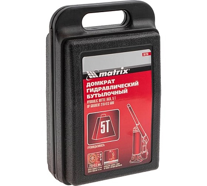 Гидравлический бутылочный домкрат Matrix MASTER 50756