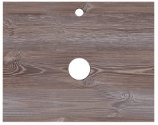 Столешница под раковину 1MarKa Grunge Loft 60 см дуб намибия