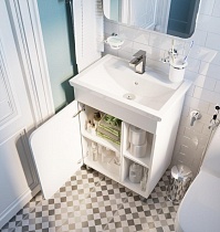 Мебель для ванной 1MarKa Nuvo 70 см белый