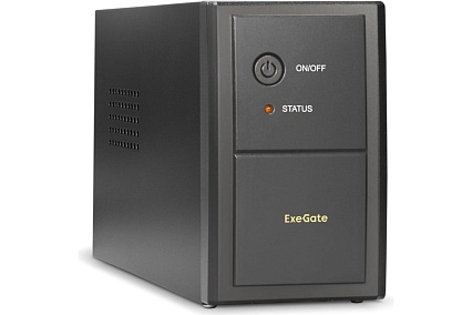 Источник бесперебойного питания Exegate Power Back BNB-400.LED.AVR.4C13 400VA 240W, LED, AVR, 4C13, металлический корпус, Black 285520
