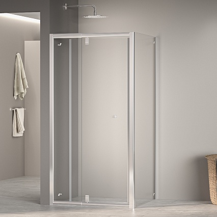 Душевой уголок RGW Passage PA-32 (PA-02 + Z-050-1) 80x80 прозрачное, хром